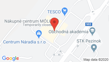 Google map: Myslenická 4660 /2C, Pezinok 
